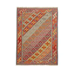 گلیم دستبافت چهار متری طرح قشقایی کد 596613