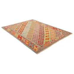 گلیم دستبافت چهار متری طرح قشقایی کد 596613