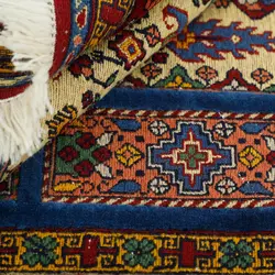 گلیم فرش دستبافت سه متری طرح سیرجان کد 598350