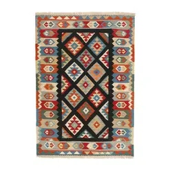گلیم دستبافت چهار متری طرح قشقایی کد 597688