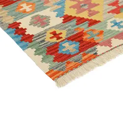 گلیم دستبافت چهار متری طرح قشقایی کد 598509