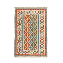 گلیم دستبافت یک و نیم متری قشقایی کد 597957