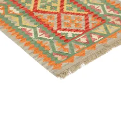 گلیم کناره دستبافت طول سه متری قشقایی کد 598580