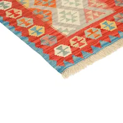 گلیم کناره دستبافت طول سه متری قشقایی کد 598585