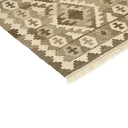 گلیم کناره دستبافت طول دو و نیم متری قشقایی کد 598573
