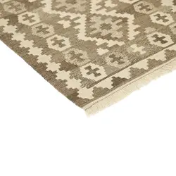 گلیم کناره دستبافت طول دو و نیم متری قشقایی کد 598576