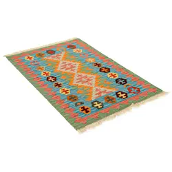 گلیم دستبافت یک متری قشقایی کد 598642
