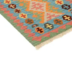 گلیم دستبافت یک متری قشقایی کد 598642