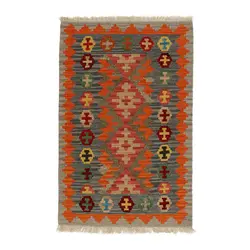 گلیم دستبافت یک متری قشقایی کد 598645