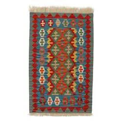 گلیم دستبافت یک متری قشقایی کد 598646