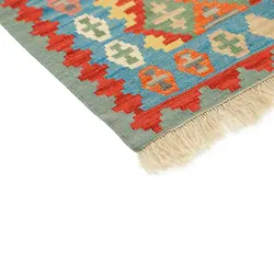 گلیم دستبافت یک متری قشقایی کد 598646