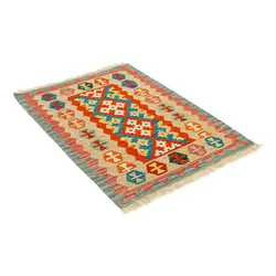 گلیم دستبافت یک متری قشقایی کد 598648