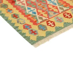 گلیم دستبافت یک متری قشقایی کد 598649