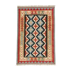گلیم دستبافت دو و نیم متری قشقایی کد 597260