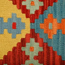 گلیم دستبافت سه متری طرح قشقایی کد 596387