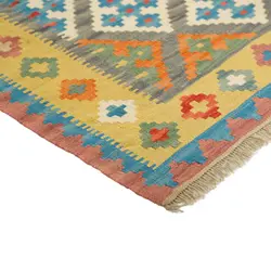 گلیم دستبافت سه متری طرح قشقایی کد 597716