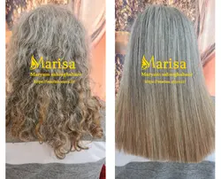 کراتین تراپی مو و صافی موی 50 سانت با مواد نانو