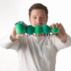 اسباب بازی موزیکال کرم ابریشم ایکیا مدل KLAPPA