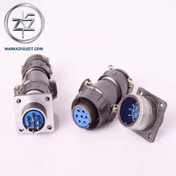 کانکتور نظامی پلاستیکی GX20-7PIN