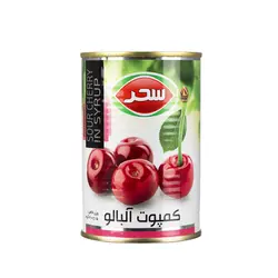 کمپوت آلبالو قوطی سحر