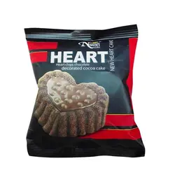 کیک قلب شکلاتی نظری