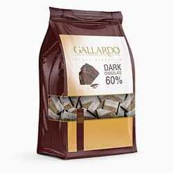 شکلات پاکتی تلخ 60درصد 330گرمی گالاردو