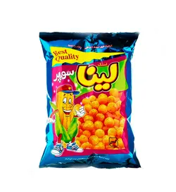 پفک سوپر گرد پنیری بزرگ لینا