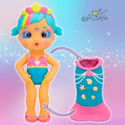 لاولی پری دریایی 23 سانتی با دم جادویی Bloopies