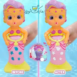 آدری پری دریایی 23 سانتی با دم جادویی Bloopies