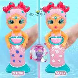 لیلا پری دریایی 23 سانتی با دم جادویی Bloopies