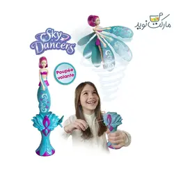 عروسک دختر پرنده Sky Dancer مدل Turquoise Twinkle