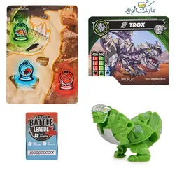 پک تکی باکوگان Bakugan مدل Titanium Trox سری Special Attack
