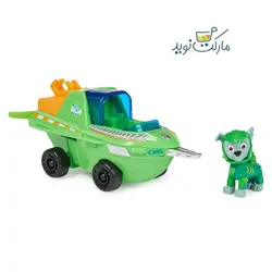 زیردریایی اره ماهی با فیگور راکی پاپاترول سری Aqua Pups