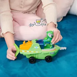 زیردریایی اره ماهی با فیگور راکی پاپاترول سری Aqua Pups