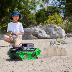تانک کنترلی Monster Jam مدل Grave Digger Trax با مقیاس 1:15