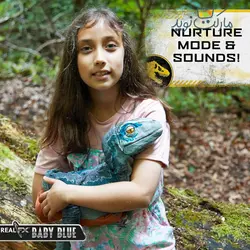 دایناسور رباتیک Jurassic World مدل Real FX Baby Blue
