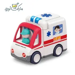ماشين آمبولانس همراه تجهيزات هولی تويز