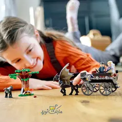 لگو هری پاتر 76400 مدل کالسکه و تسترال ها در هاگوارتز