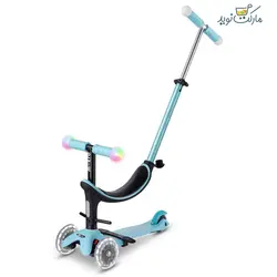 اسکوتر سه حالته مایکرو مدل مجیک Mini2Grow دلوکس آبی