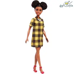 عروسک باربی مدل فشنیستاس کد 80 متل با موی فرفری قهوه ای