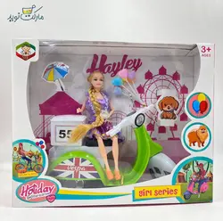 عروسک باربی با موتور سایز بزرگ