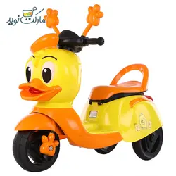 موتور شارژی 3 چرخ طرح جوجه اردک زرد