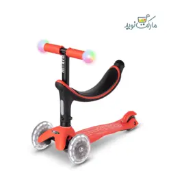 اسکوتر سه حالته مایکرو مدل مجیک Mini2Grow دلوکس قرمز