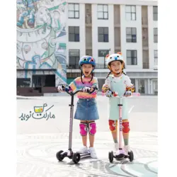 اسکوتر جمع شو میکرو مکسی دلوکس پرو صورتی دارای