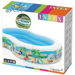 استخر بادی طرح لوبیایی اینتکس