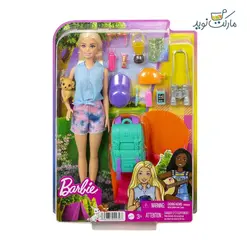عروسک باربی کمپر با لوازم کمپینگ