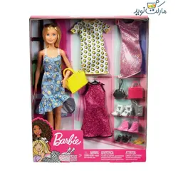 عروسک باربی سری فشن با لباس