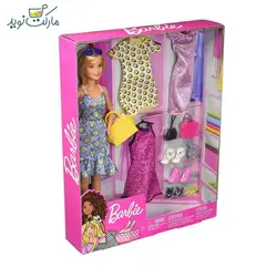 عروسک باربی سری فشن با لباس