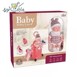 عروسک همراه چمدان مدل Baby Troily Case