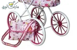 ست کالسکه و کیف نوزاد طرح Flower